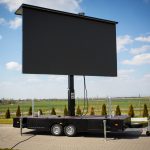 videowall mobile su carrello